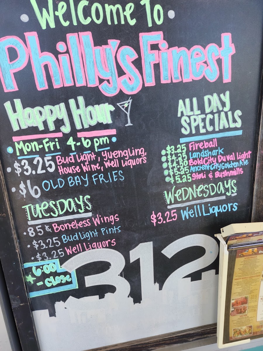 Philly's Finest Menu - Image 6